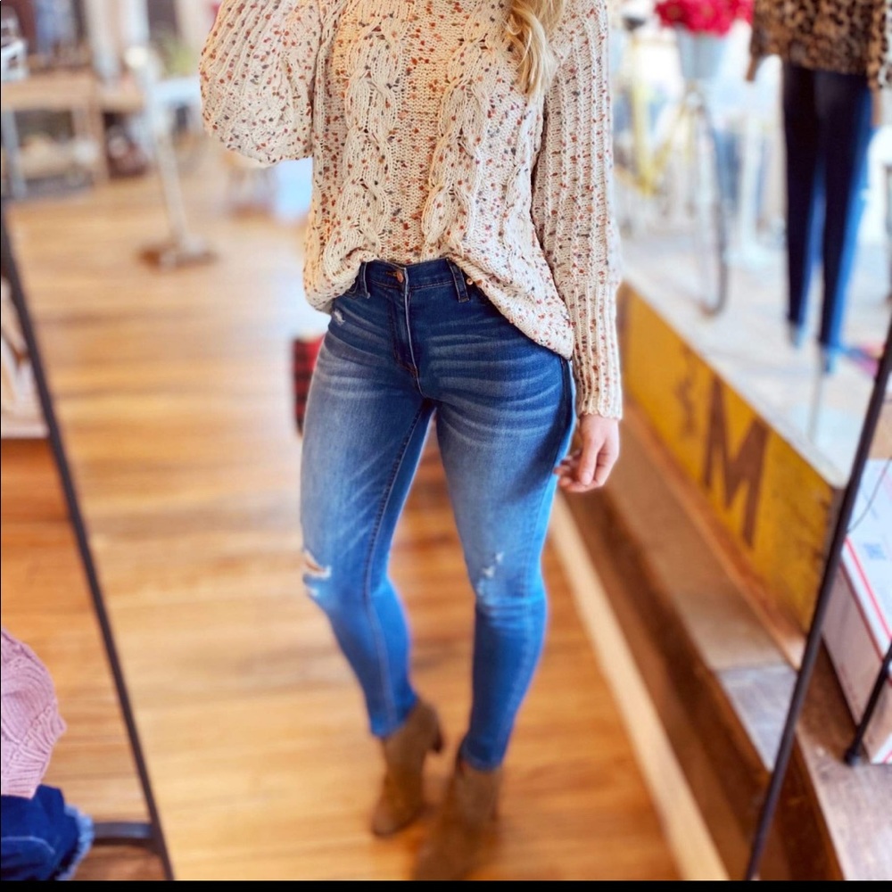 CELEBRITY PINK SKINNY HIGH RISE JEANS -MEDIUM WASH